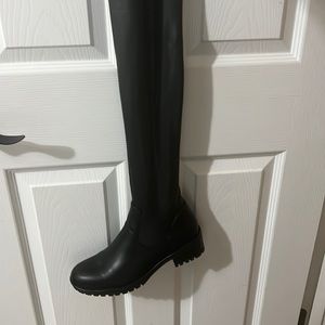 Thigh boots brand new (worn once for a short period of time)